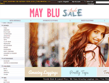 Tablet Screenshot of mayblu.com